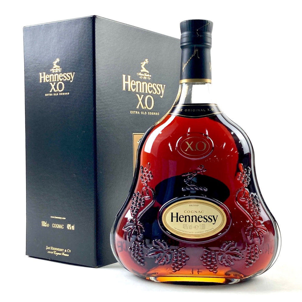 ヘネシー Hennessy XO 黒キャップ 現行 1000ml ブランデー コニャック 【古酒】