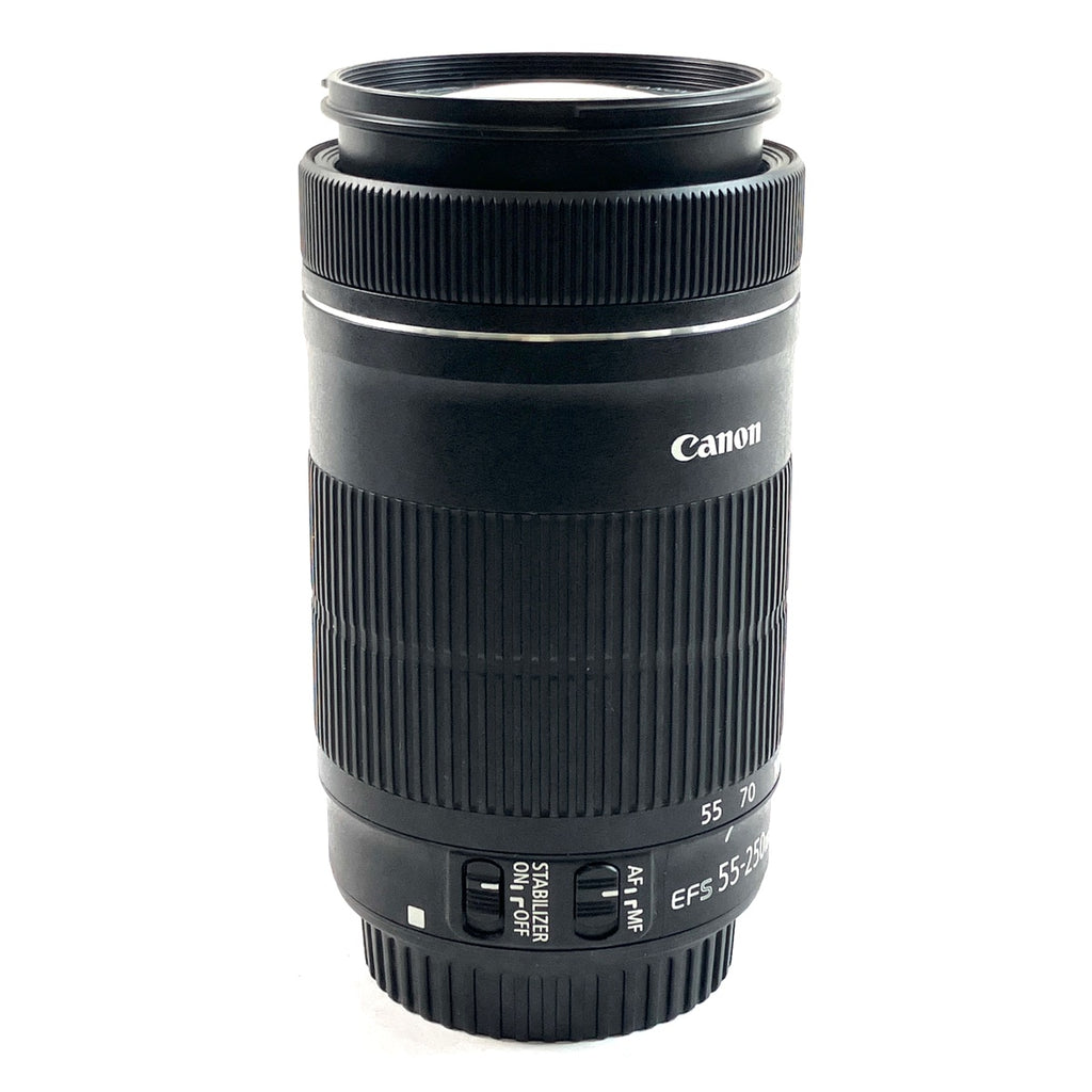 キヤノン Canon EF-S 55-250mm F4-5.6 IS STM 一眼カメラ用レンズ（オートフォーカス） 【中古】