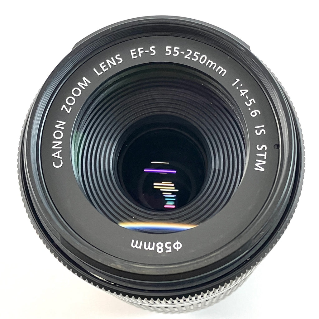 キヤノン Canon EF-S 55-250mm F4-5.6 IS STM 一眼カメラ用レンズ（オートフォーカス） 【中古】