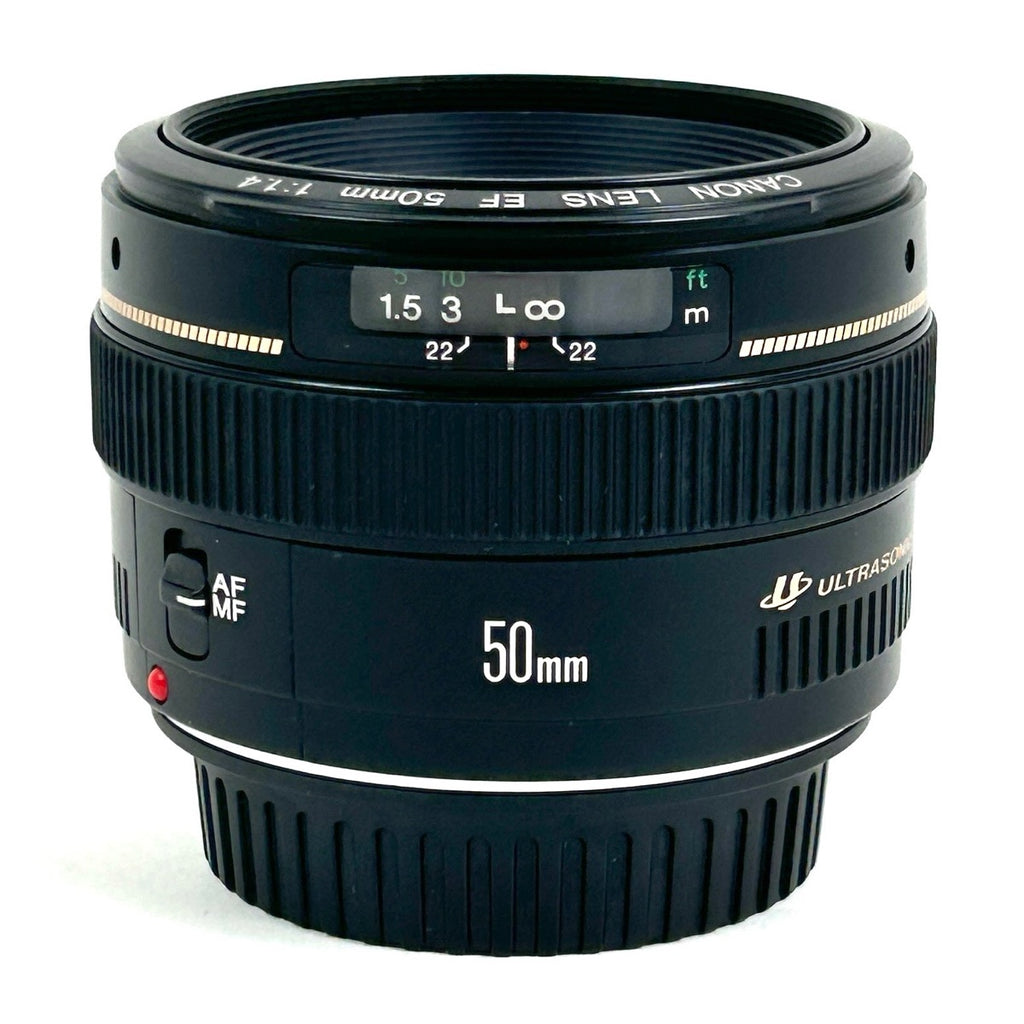 キヤノン Canon EF 50mm F1.4 USM 一眼カメラ用レンズ（オートフォーカス） 【中古】