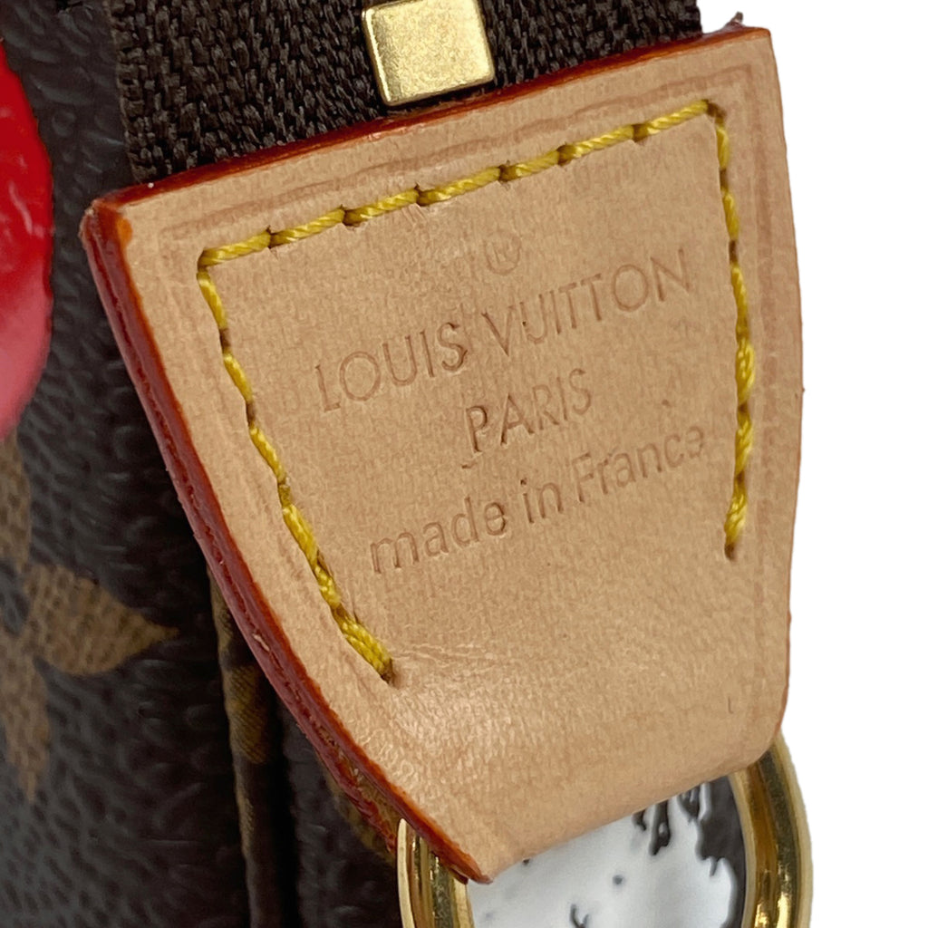 【在庫一掃】 ルイ・ヴィトン ミニポシェット アクセソワール LV×YK 草間彌生 ドット アクセサリーポーチ レディース