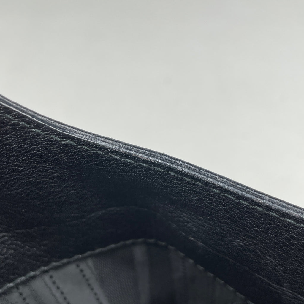 【在庫一掃】 サルヴァトーレフェラガモ ガンチーニ ハンドバッグ ショルダーバッグ ハンドバッグ レザー ブラック レディース brbag brbag 【中古】