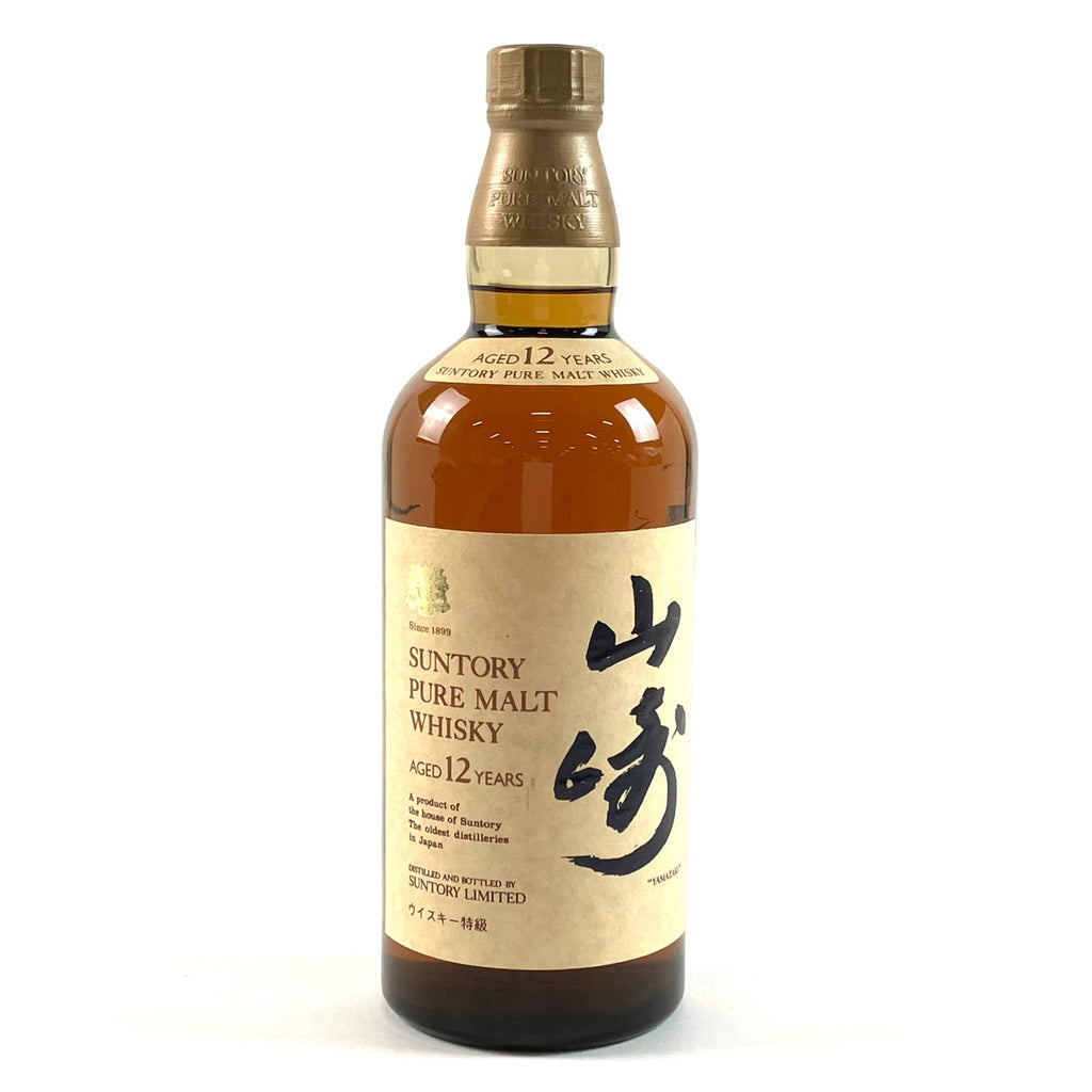 【東京都内限定お届け】サントリー SUNTORY 山崎 12年 ピュアモルト 特級 760ml 国産ウイスキー 【古酒】