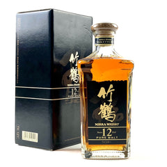 【東京都内限定お届け】ニッカ NIKKA 竹鶴 12年 ピュアモルト 角瓶 660ml 国産ウイスキー 【古酒】