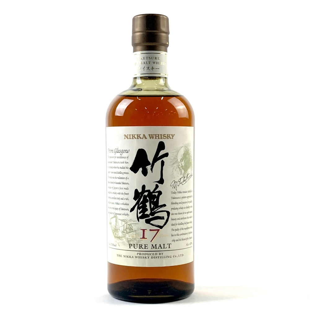 【東京都内限定お届け】ニッカ NIKKA 竹鶴 17年 ピュアモルト 旧ボトル 700ml 国産ウイスキー 【古酒】