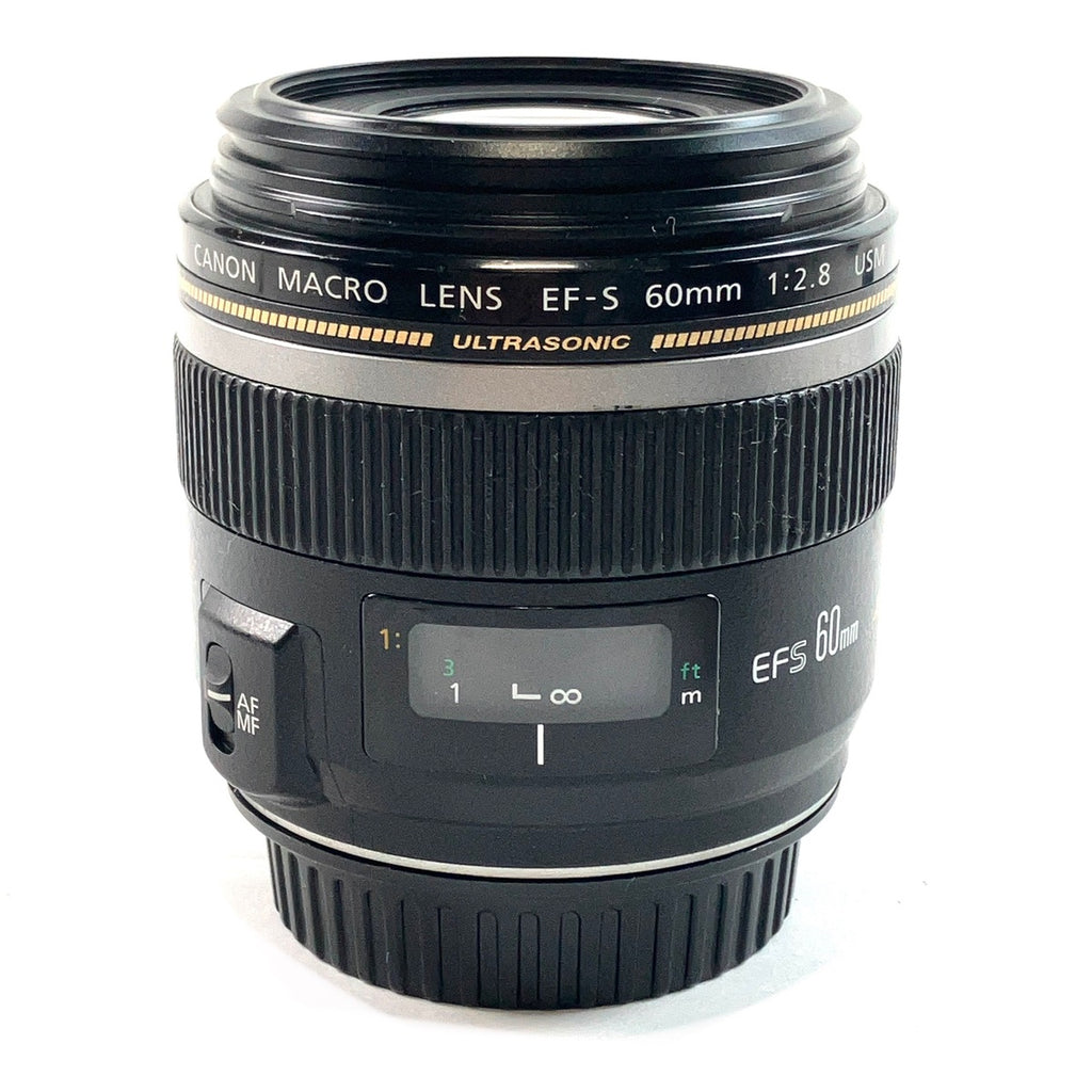 キヤノン Canon EF-S 60mm F2.8 MACRO USM 一眼カメラ用レンズ（オートフォーカス） 【中古】