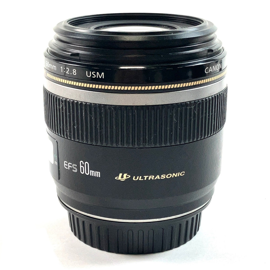 キヤノン Canon EF-S 60mm F2.8 MACRO USM 一眼カメラ用レンズ（オートフォーカス） 【中古】