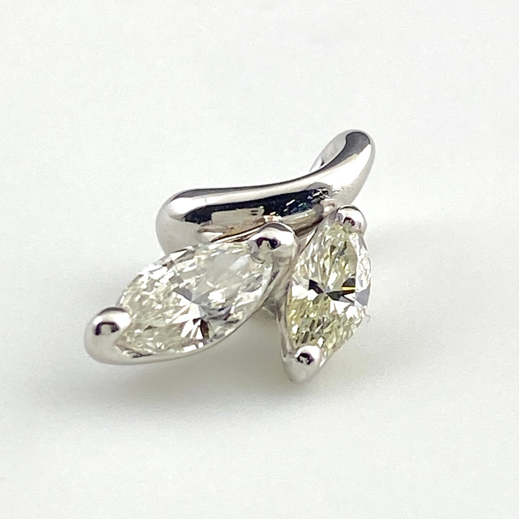 メレダイヤ ペンダントトップ プラチナ ペンダントトップ Pt900 ダイヤモンド レディース 【中古】nbjwl