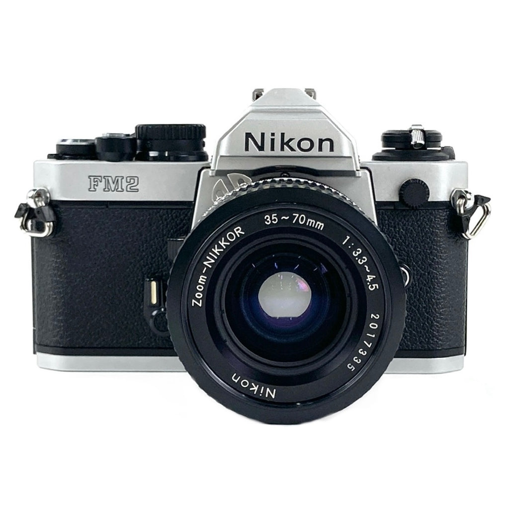 ニコン Nikon NEW FM2 + Ai-S NIKKOR 35-70mm F3.3-4.5 フィルム マニュアルフォーカス 一眼レフカメラ 【中古】