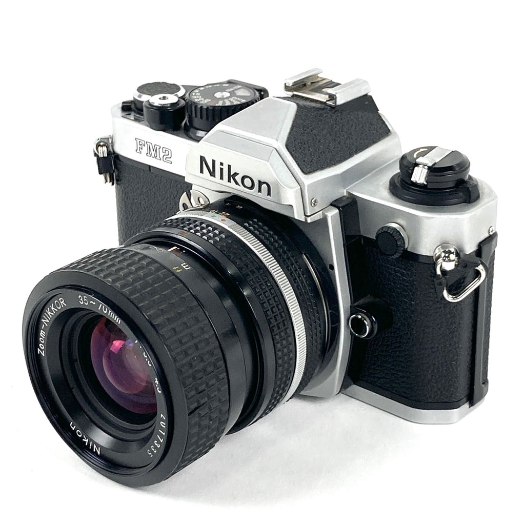 ニコン Nikon NEW FM2 + Ai-S NIKKOR 35-70mm F3.3-4.5 フィルム マニュアルフォーカス 一眼レフカメラ 【中古】