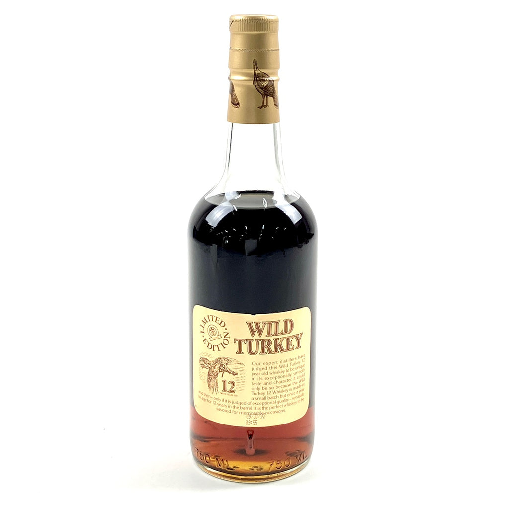 ワイルドターキー WILD TURKEY 12年 ゴールドラベル 750ml アメリカンウイスキー 【古酒】