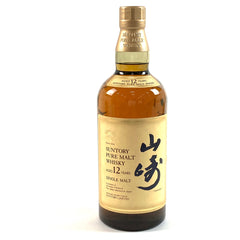 【東京都内限定お届け】サントリー SUNTORY 山崎 12年 ピュアモルト 華 750ml 国産ウイスキー 【古酒】