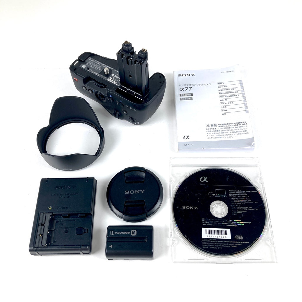 ソニー SONY α77 ズームレンズキット SLT-A77VQ デジタル 一眼レフカメラ 【中古】