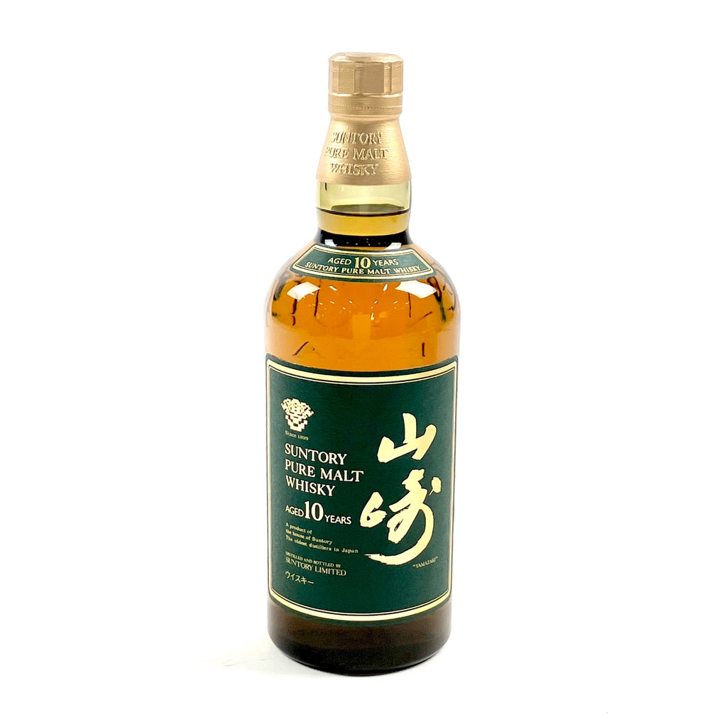 【東京都内限定お届け】サントリー SUNTORY 山崎 10年 ピュアモルト グリーンラベル 750ml 国産ウイスキー 【古酒】