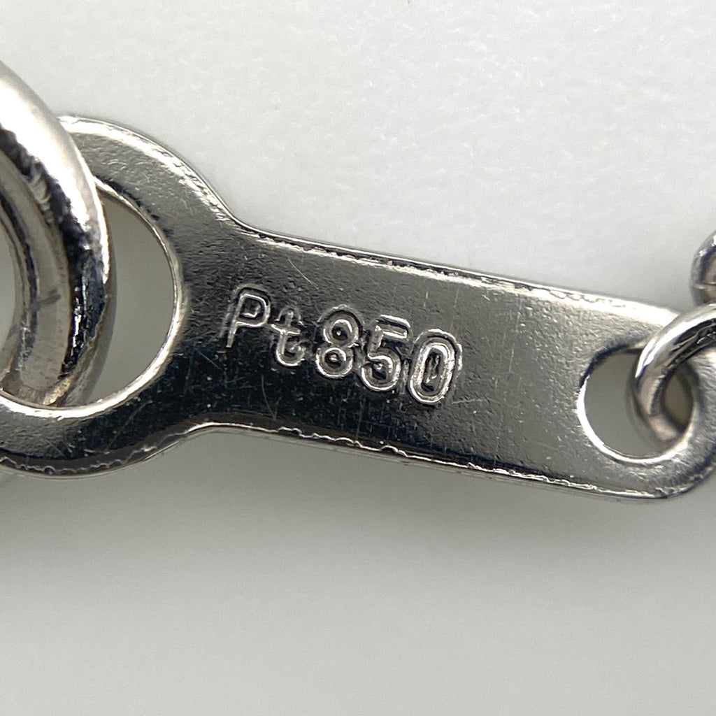 メレダイヤ デザインネックレス プラチナ ペンダント アレキサンドライト ネックレス Pt900 Pt850 ダイヤモンド レディース 【中古】nbjwl