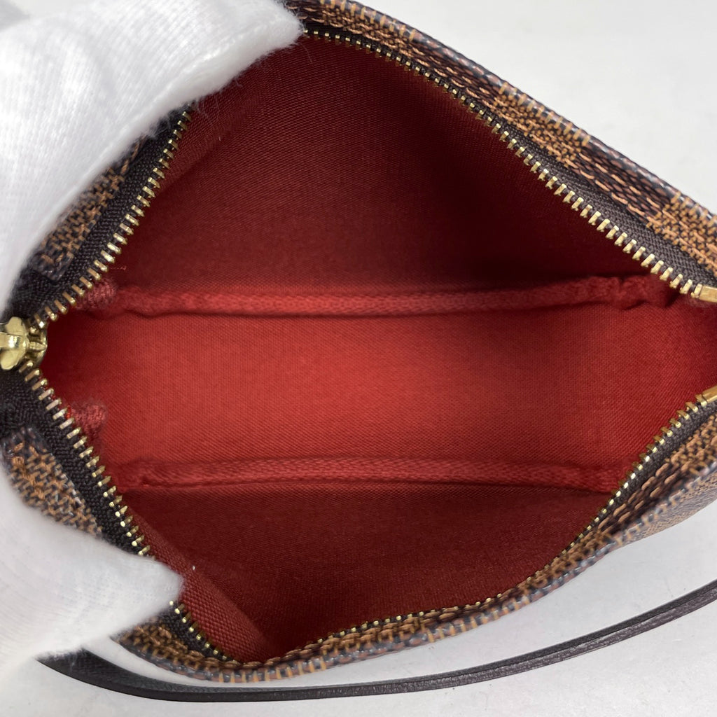 ルイ・ヴィトン トゥルース メイクアップ メイク コスメ 化粧ポーチ ダミエ ブラウン N51982 レディース 【中古】brbag