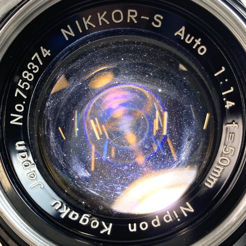 ニコン Nikon F フォトミック FTn シルバー + NIKKOR-S Auto 50mm F1.4 非Ai ［ジャンク品］ フィルム マニュアルフォーカス 一眼レフカメラ 【中古】