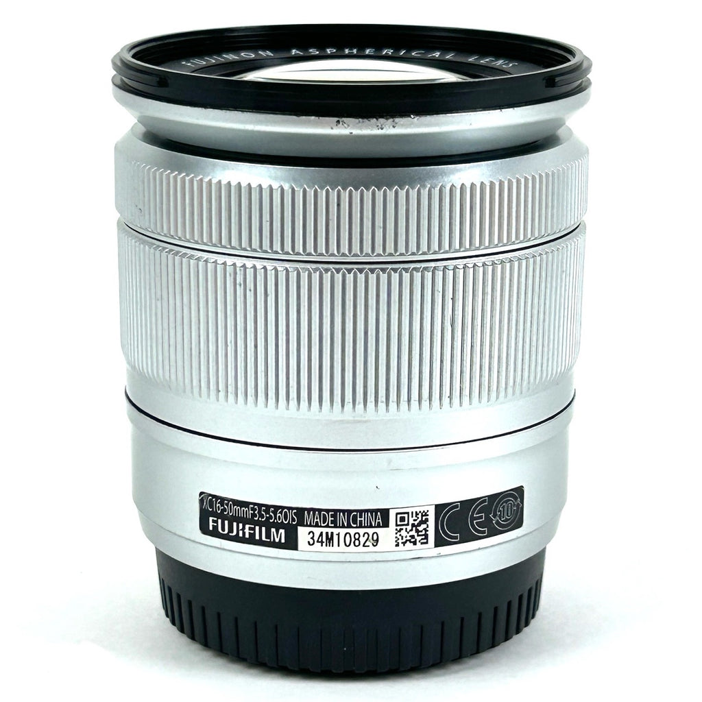 富士フイルム FUJIFILM XC 16-50mm F3.5-5.6 OIS シルバー 一眼カメラ用レンズ（オートフォーカス） 【中古】