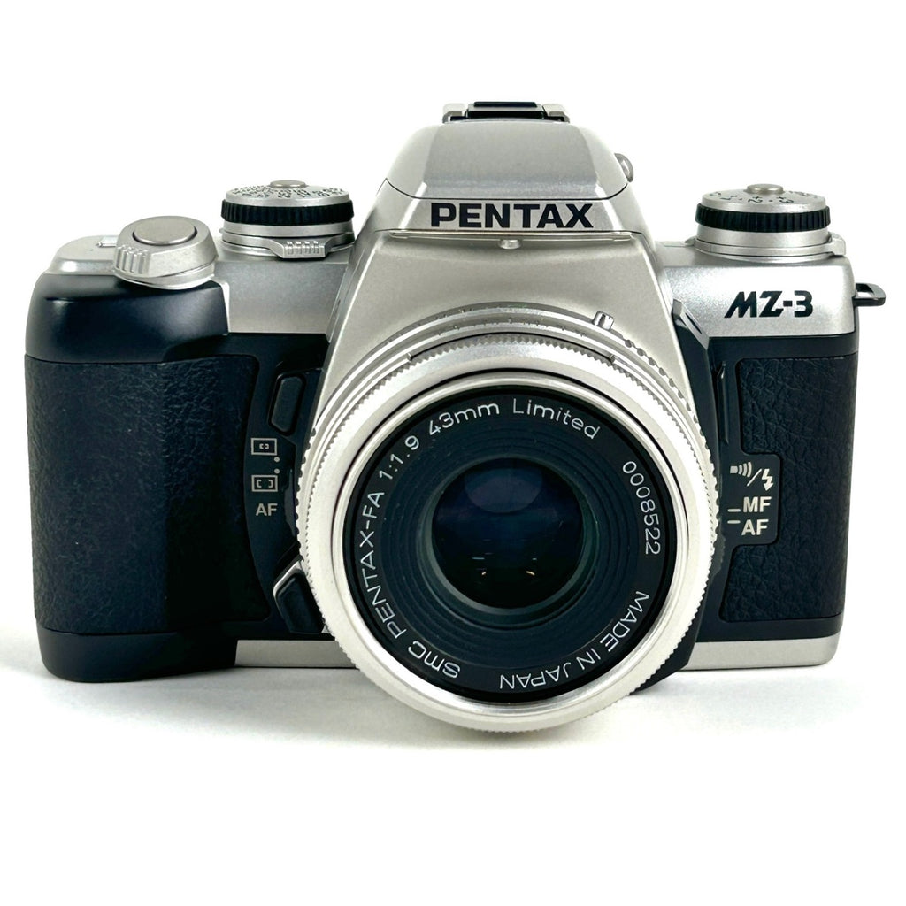 ペンタックス PENTAX MZ-3＋SMC PENTAX-FA 43mm F1.9 Limited シルバー ［ジャンク品］ フィルム オートフォーカス 一眼レフカメラ 【中古】