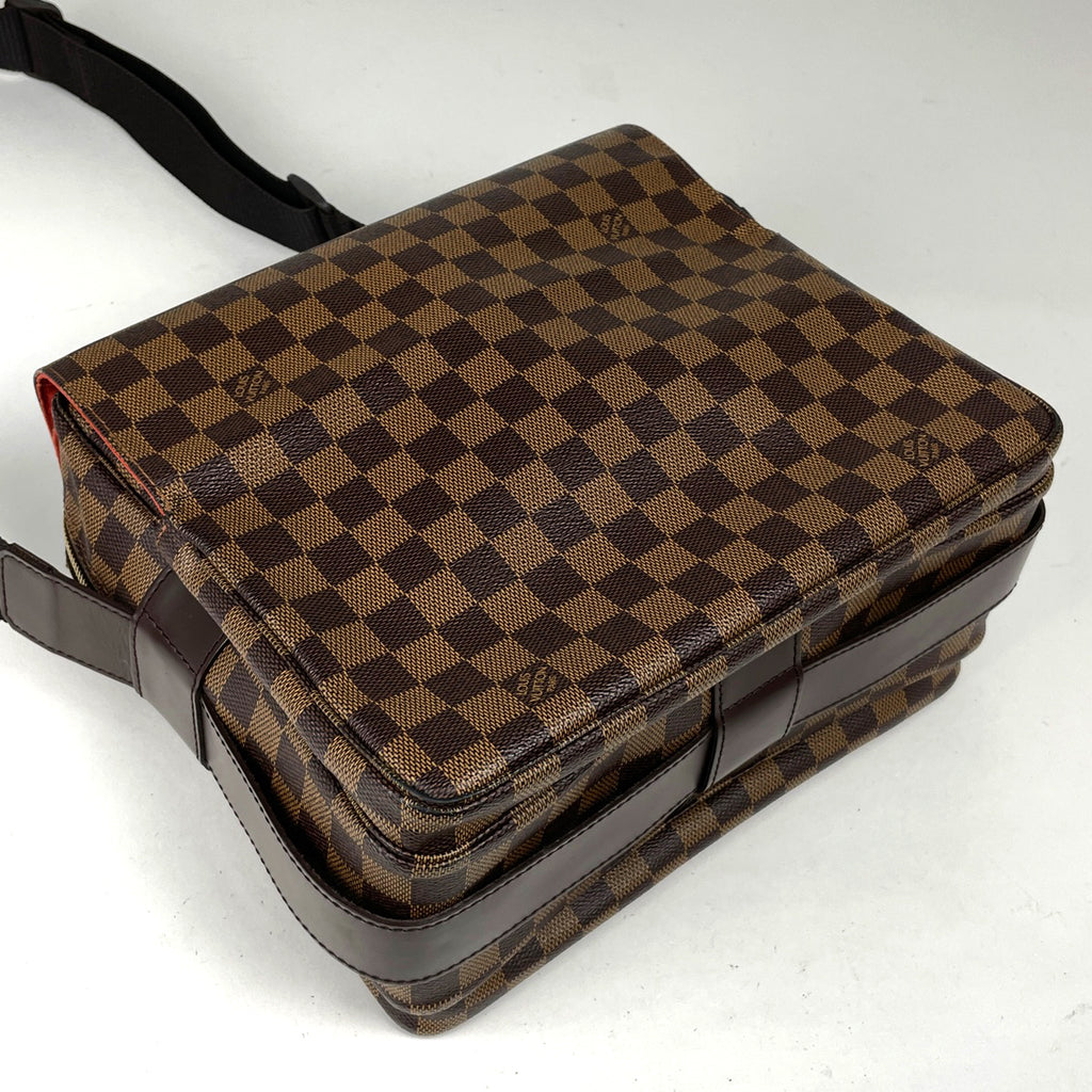 ルイ・ヴィトン ナヴィグリオ 斜め掛け ショルダーバッグ ダミエ ブラウン N45255 レディース 【中古】brbag