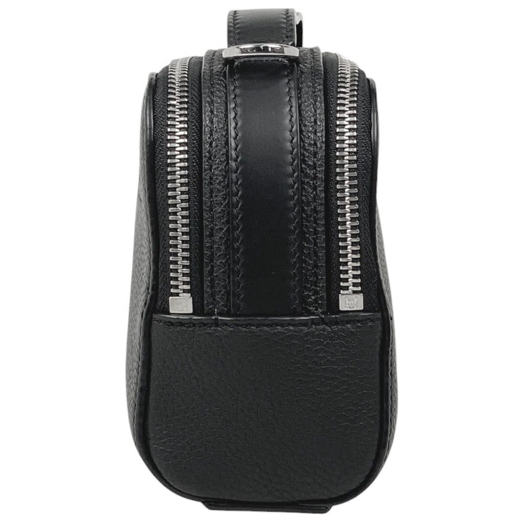 ロエベ アナグラム ハンドバッグ 2WAY ショルダーバッグ ハンドバッグ レザー ブラック レディース 【中古】brbag