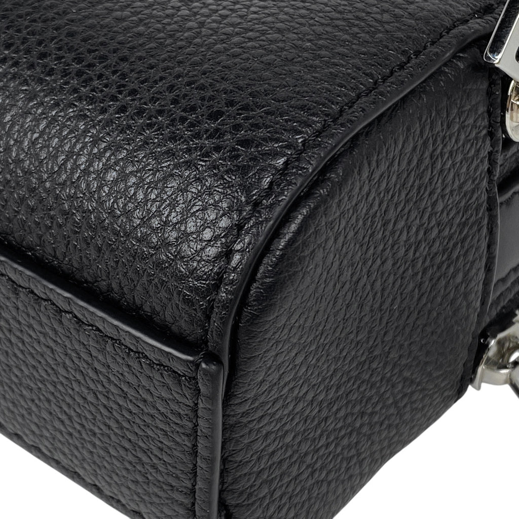 ロエベ アナグラム ハンドバッグ 2WAY ショルダーバッグ ハンドバッグ レザー ブラック レディース 【中古】brbag