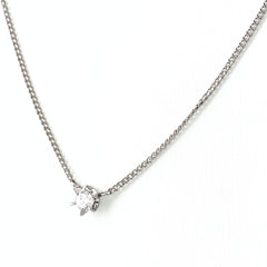 メレダイヤ デザインネックレス プラチナ ペンダント ネックレス Pt850 ダイヤモンド レディース 【中古】nbjwl