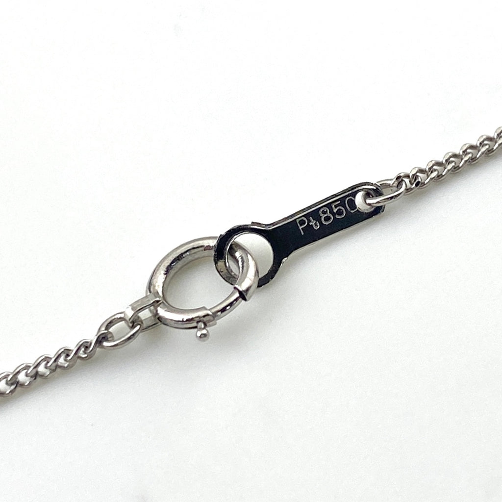 メレダイヤ デザインネックレス プラチナ ペンダント ネックレス Pt850 ダイヤモンド レディース 【中古】nbjwl
