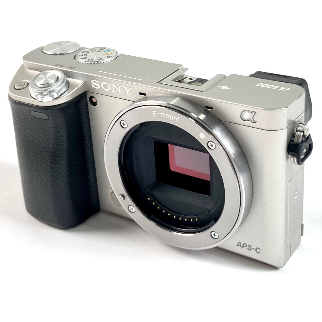 ソニー SONY α6000 パワーズームレンズキット ILCE-6000L S シルバー デジタル ミラーレス 一眼カメラ 【中古】