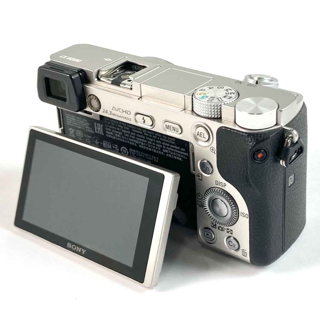 ソニー SONY α6000 パワーズームレンズキット ILCE-6000L S シルバー デジタル ミラーレス 一眼カメラ 【中古】