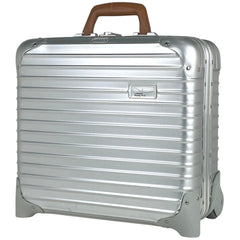 リモワ トパーズ ビジネス トローリー 2輪 TSAロック TOPAS BUSINESS TROLLY キャリーバッグ アルミ シルバー レディース 【中古】brbag