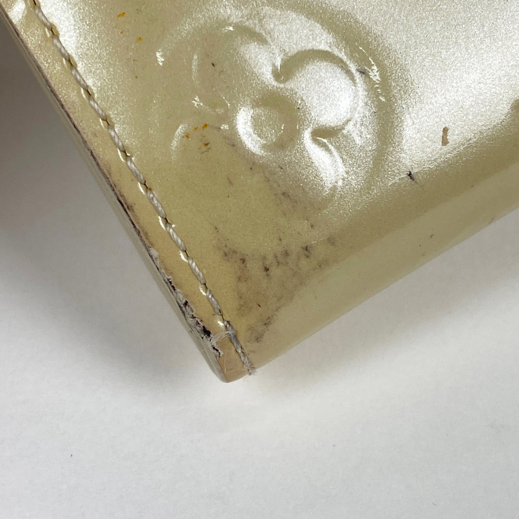 ルイ・ヴィトン ポルトフォイユ サラ 札入れ 小銭入れ エナメル 長財布 モノグラムヴェルニ ブロンコライユ M91382 レディース 【中古】brbag