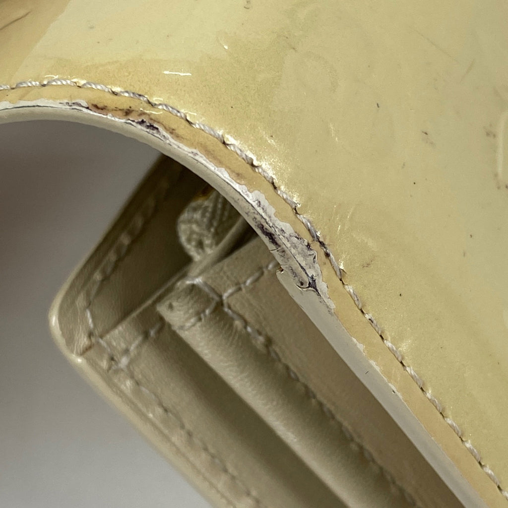 ルイ・ヴィトン ポルトフォイユ サラ 札入れ 小銭入れ エナメル 長財布 モノグラムヴェルニ ブロンコライユ M91382 レディース 【中古】brbag