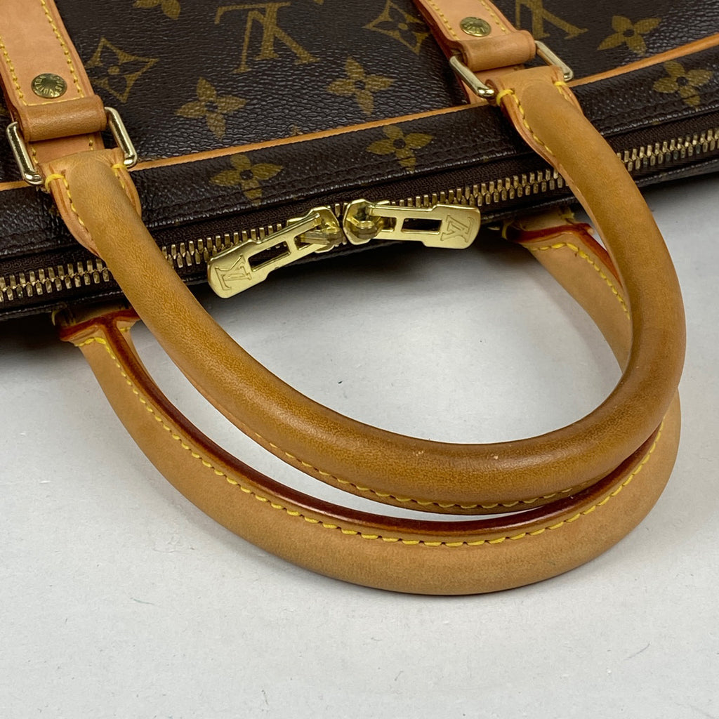 ルイ・ヴィトン ポルト ドキュマン ヴォワヤージュ 書類ケース ブリーフケース ビジネスバッグ モノグラム ブラウン M40226 メンズ 【中古】brbag