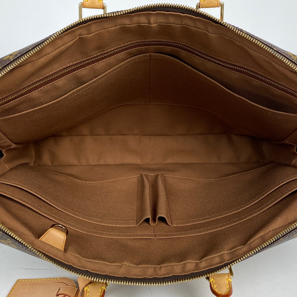 ルイ・ヴィトン ポルト ドキュマン ヴォワヤージュ 書類ケース ブリーフケース ビジネスバッグ モノグラム ブラウン M40226 メンズ 【中古】brbag