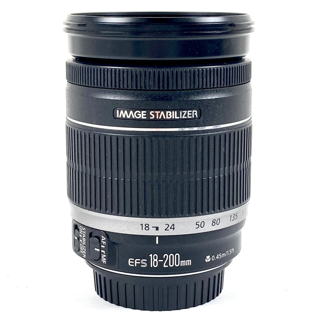 キヤノン Canon EF-S 18-200mm F3.5-5.6 IS 一眼カメラ用レンズ（オートフォーカス） 【中古】