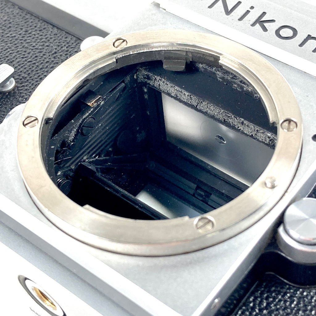 ニコン Nikon F アイレベル シルバー＋NIKKOR-S Auto 50mm F1.4［ジャンク品］ フィルム マニュアルフォーカス 一眼レフカメラ 【中古】