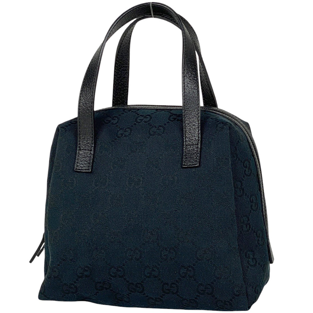 グッチ GG柄 ハンドバッグ ミニポーチ ハンドバッグ GGキャンバス ブラック 124542 レディース 【中古】brbag