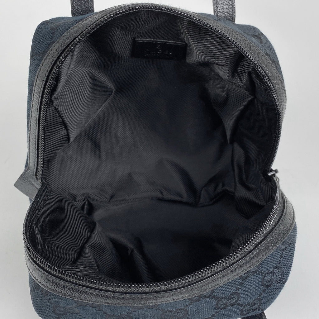 グッチ GG柄 ハンドバッグ ミニポーチ ハンドバッグ GGキャンバス ブラック 124542 レディース 【中古】brbag