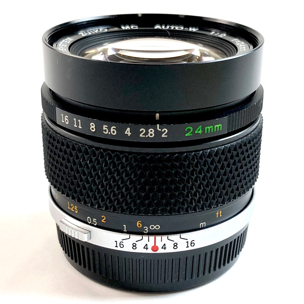 オリンパス OLYMPUS ZUIKO MC AUTO-W 24mm F2 一眼カメラ用レンズ（マニュアルフォーカス） 【中古】