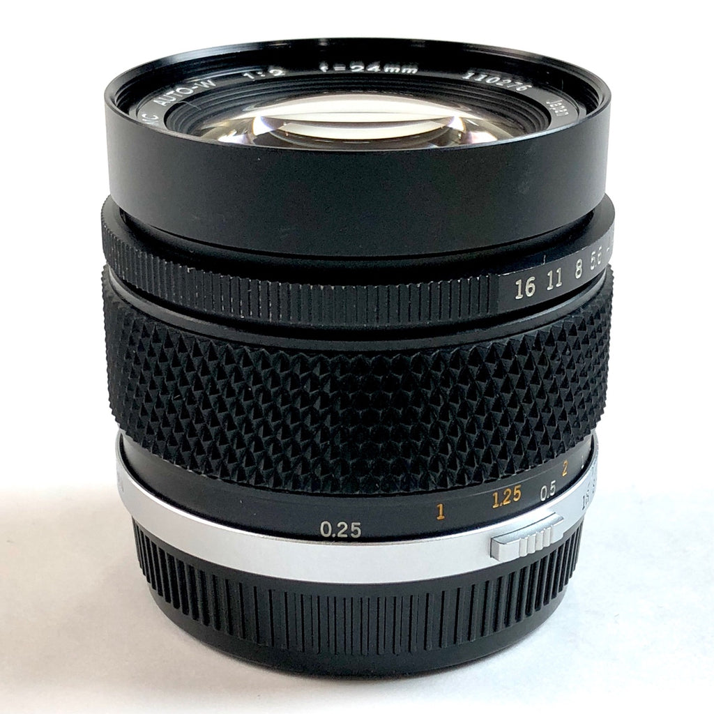 オリンパス OLYMPUS ZUIKO MC AUTO-W 24mm F2 一眼カメラ用レンズ（マニュアルフォーカス） 【中古】