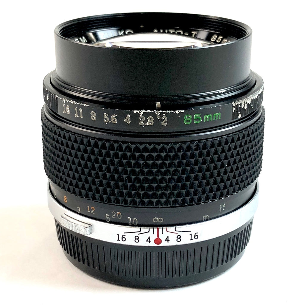 オリンパス OLYMPUS ZUIKO MC AUTO-T 85mm F2 一眼カメラ用レンズ（マニュアルフォーカス） 【中古】