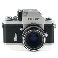 ニコン Nikon F フォトミック シルバー ボディ + NIKKOR-H Auto 50mm F2 フィルム マニュアルフォーカス 一眼レフカメラ 【中古】