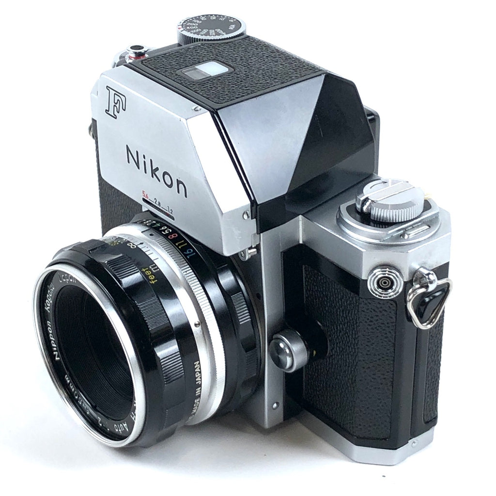 ニコン Nikon F フォトミック シルバー ボディ + NIKKOR-H Auto 50mm F2 フィルム マニュアルフォーカス 一眼レフカメラ 【中古】