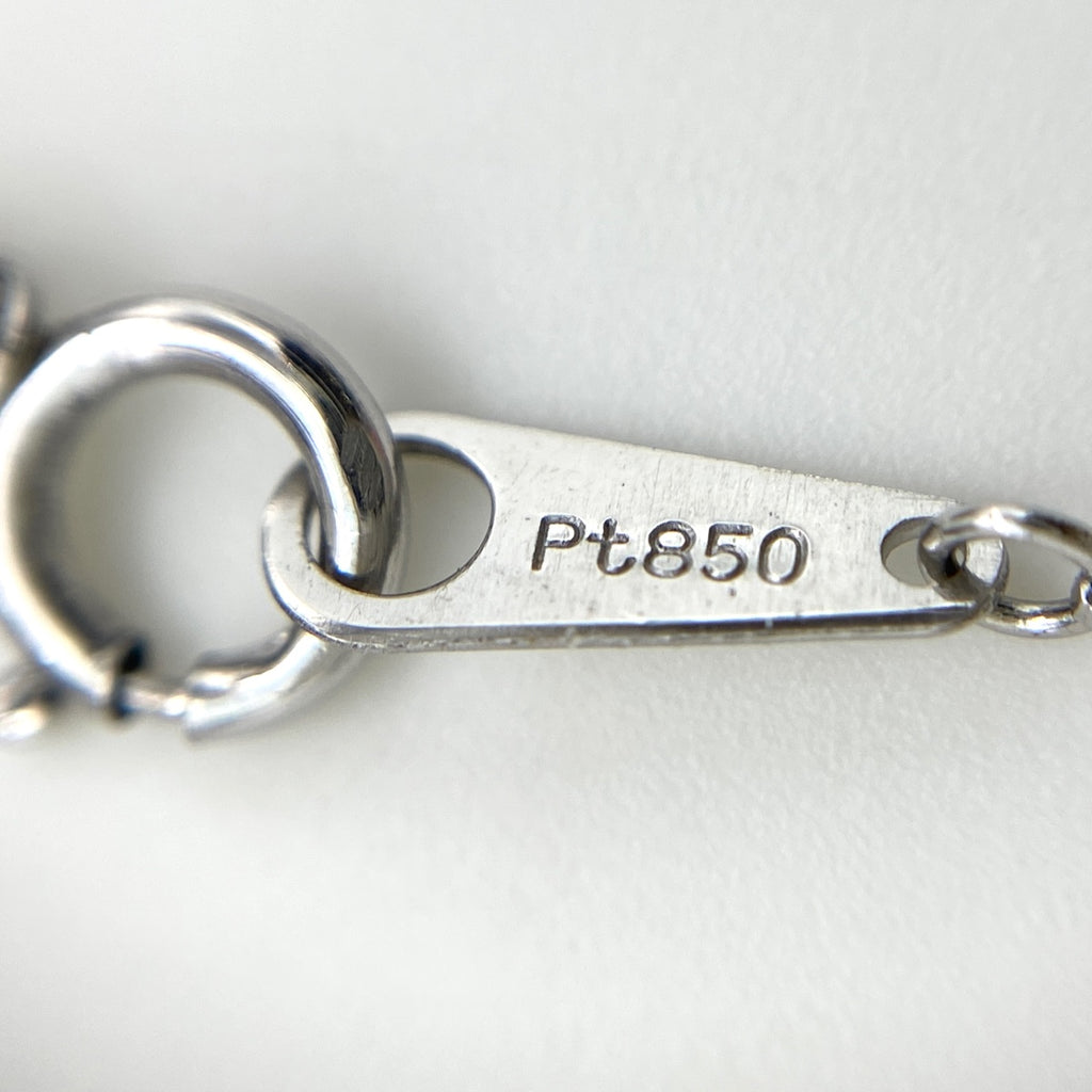 ダイヤモンド デザインネックレス プラチナ ペンダント メレダイヤ ネックレス Pt900 Pt850 ダイヤモンド レディース 【中古】nbjwl