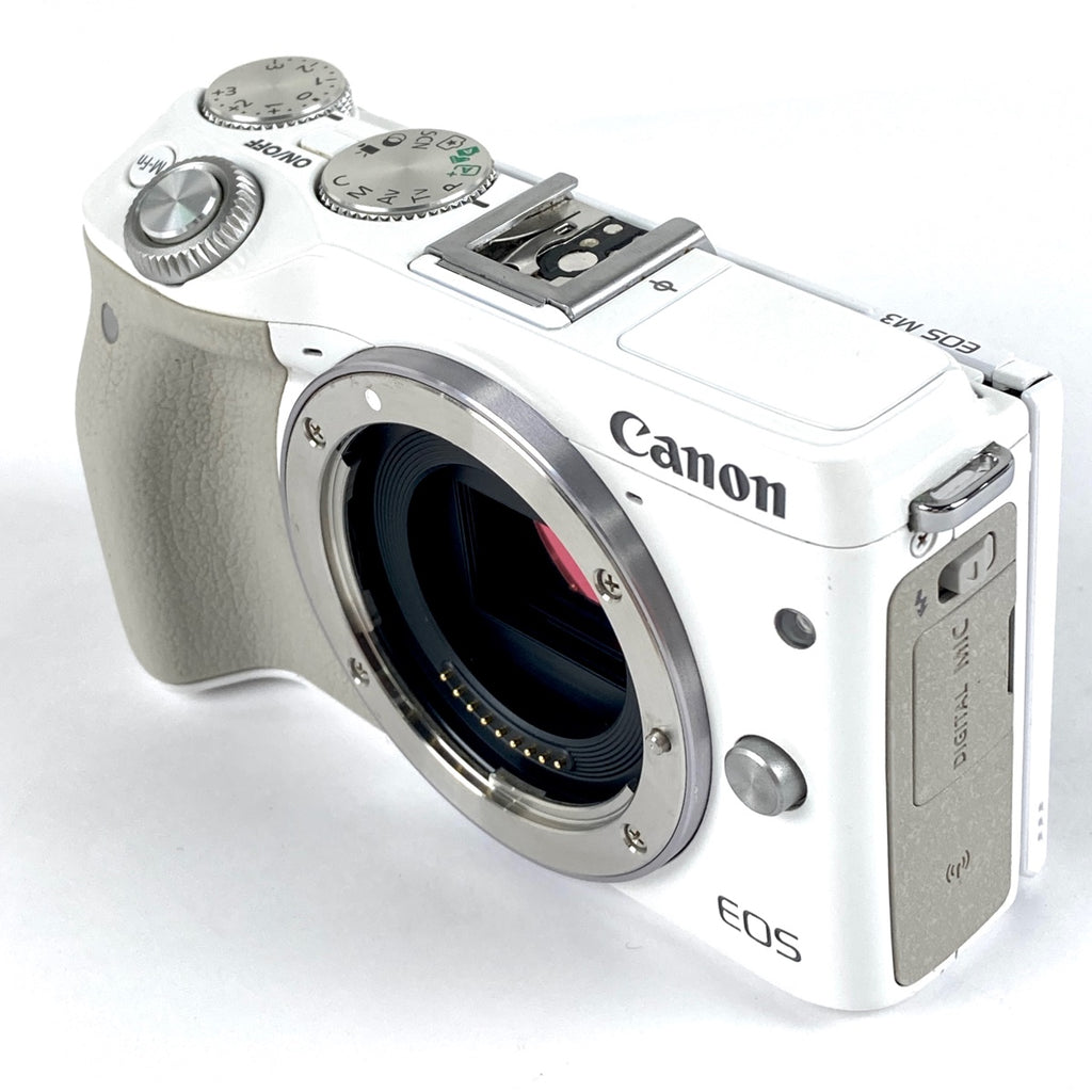 キヤノン Canon EOS M3 EF-M 15-45 IS STM レンズキット ホワイト デジタル ミラーレス 一眼カメラ 【中古】