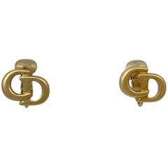 クリスチャンディオール ロゴ イヤリング CD イヤリング GP ゴールド レディース 【中古】 bracc