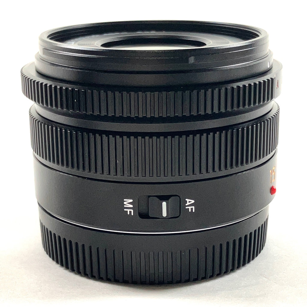 パナソニック Panasonic LEICA DG SUMMILUX 15mm F1.7 ASPH. H-X015-K ブラック 一眼カメラ用レンズ（オートフォーカス） 【中古】