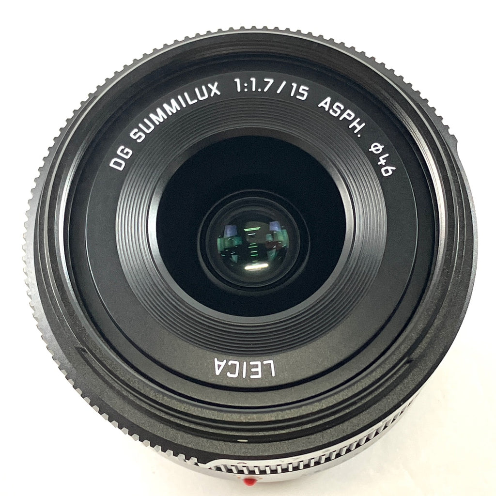 パナソニック Panasonic LEICA DG SUMMILUX 15mm F1.7 ASPH. H-X015-K ブラック 一眼カメラ用レンズ（オートフォーカス） 【中古】