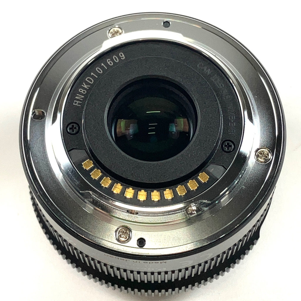 パナソニック Panasonic LEICA DG SUMMILUX 15mm F1.7 ASPH. H-X015-K ブラック 一眼カメラ用レンズ（オートフォーカス） 【中古】